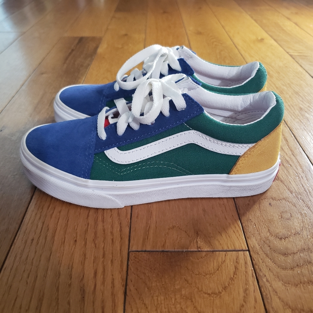 Boy Vans Color Block Shoes SZ. 1.5